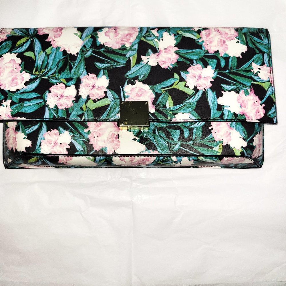 NWT!  Dorothy Perkins Large Floral Envelope Clutch